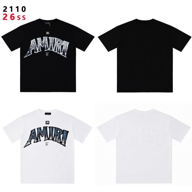 26SS Metal Gradient Logo Matching T-shirt & Sweat Shorts