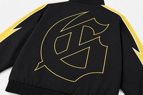 Godspeed Blue Black Lightning G Logo Zip Tracksuit Set