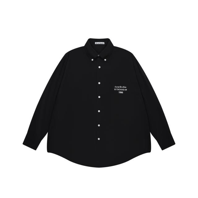 Stockholm 1996 Pocket Logo Oversized Button Down Shirt