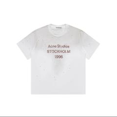 Stockholm 1996 Washed Gradient Rhinestone Oversized T-shirt