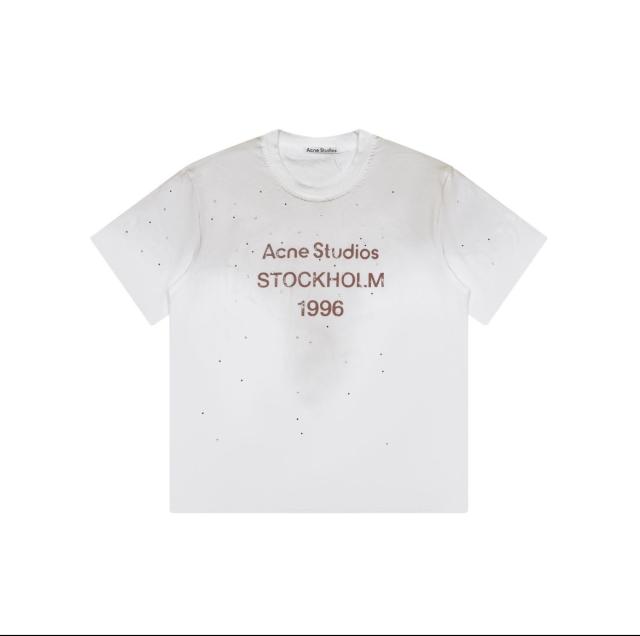 Stockholm 1996 Washed Gradient Rhinestone Oversized T-shirt