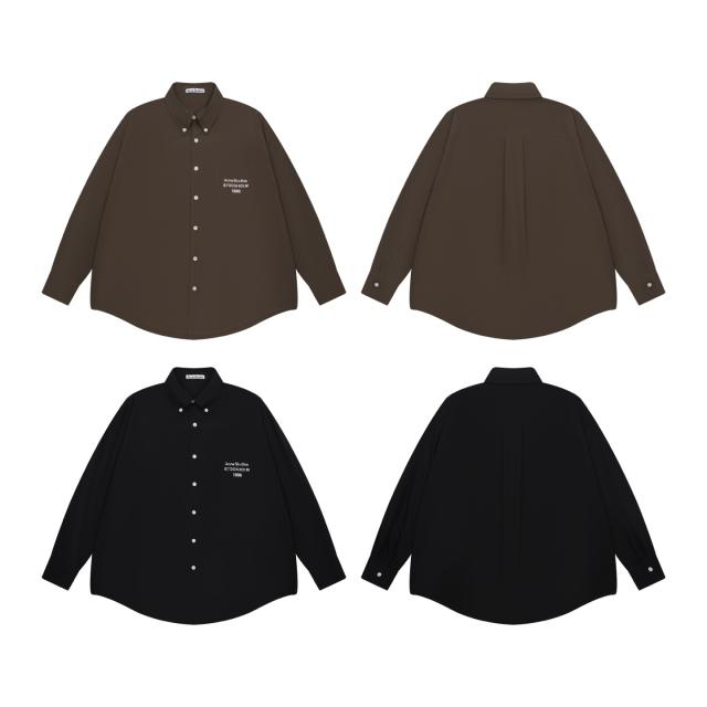 Stockholm 1996 Pocket Logo Oversized Button Down Shirt