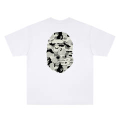 BAPE x New Bal*nce Co-branded Camo Ape Head Dual Style Short Sleeve T-shirt