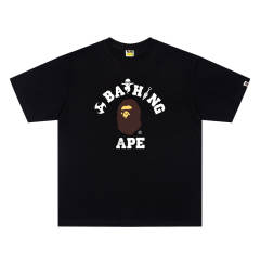 BAPE x Naruto Ninja Turtle Co-branded Script Ape Head Short Sleeve T-shirt