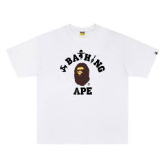 BAPE x Naruto Ninja Turtle Co-branded Script Ape Head Short Sleeve T-shirt