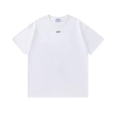 OW Watercolor Dripping Arrow Dual Front Back Short Sleeve T-shirt