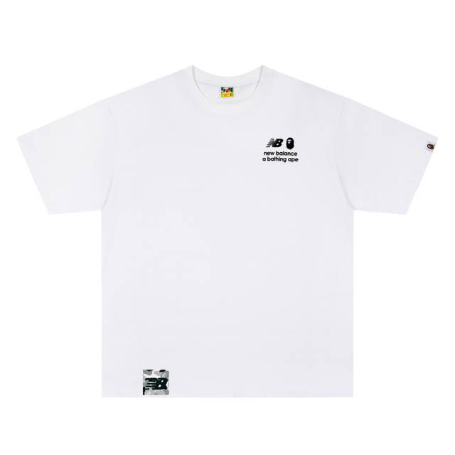 BAPE x New Bal*nce Co-branded Camo Ape Head Dual Style Short Sleeve T-shirt