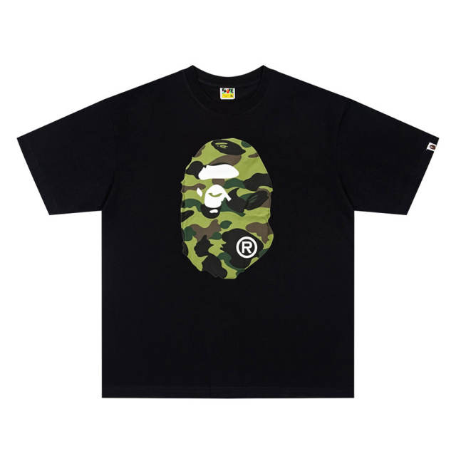 BAPE Classic Camo Ape Head Graphic Short Sleeve T-shirt