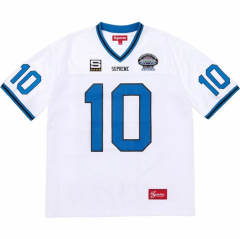 Suprem* SS26 Week1 Find God Rhinestone Patch Football Jersey