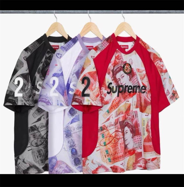 Suprem* FW25 Week14 Pound Sterling Full Print Football Jersey