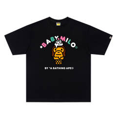 BAPE Baby Milo Ice Cream Cone Graphic Short Sleeve T-shirt