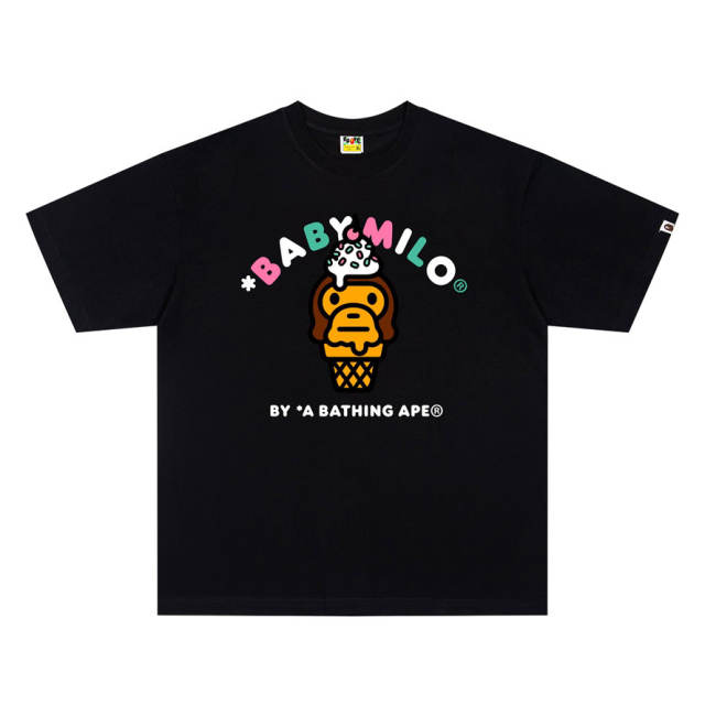 BAPE Baby Milo Ice Cream Cone Graphic Short Sleeve T-shirt