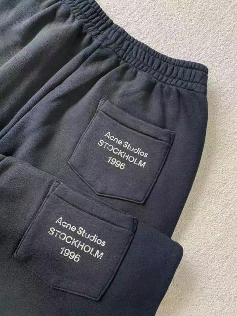 Stockholm 1996 Back Pocket Logo Wide Sweat Shorts