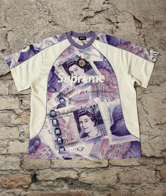 Suprem* FW25 Week14 Pound Sterling Full Print Football Jersey