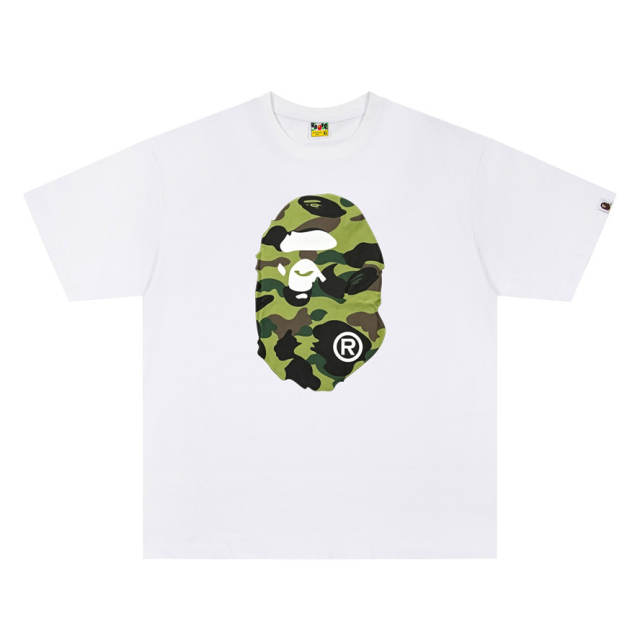 BAPE Classic Camo Ape Head Graphic Short Sleeve T-shirt