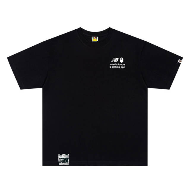 BAPE x New Bal*nce Co-branded Camo Ape Head Dual Style Short Sleeve T-shirt