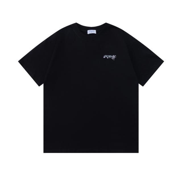 OW herry Blossom Arrow Dual Front Back Short Sleeve T-shirt