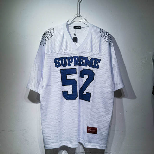 Suprem* SSx24 Week6 Spiderweb Football Jersey Mesh Short Sleeve Jersey