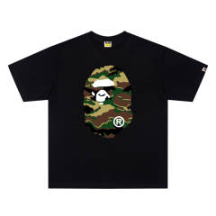 BAPE SS26 Classic Jungle Camo Ape Head Short Sleeve T-shirt