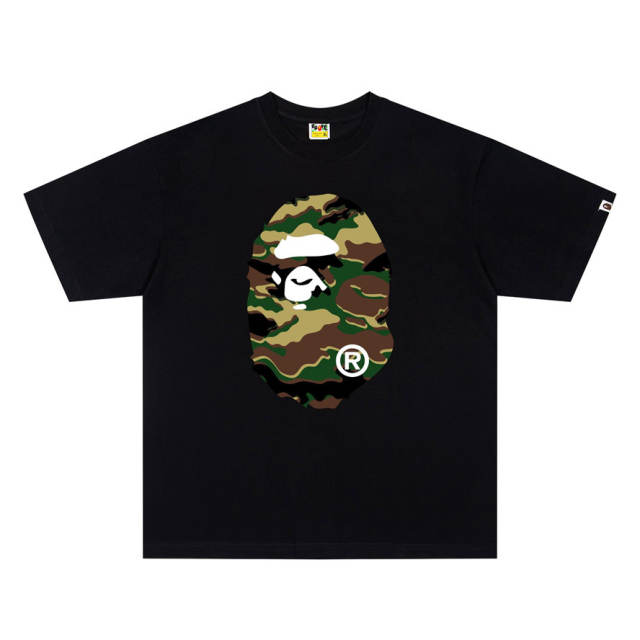 BAPE SS26 Classic Jungle Camo Ape Head Short Sleeve T-shirt