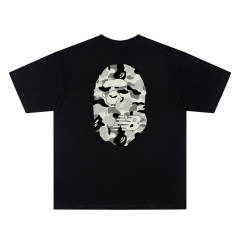 BAPE x New Bal*nce Co-branded Camo Ape Head Dual Style Short Sleeve T-shirt