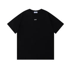 OW Watercolor Dripping Arrow Dual Front Back Short Sleeve T-shirt