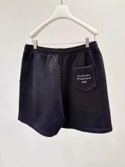 Stockholm 1996 Back Pocket Logo Wide Sweat Shorts