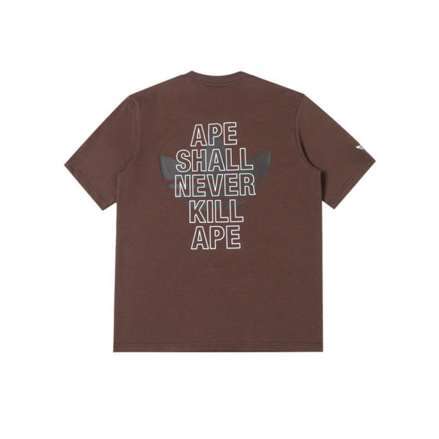 Originals × BAPE Co-branded SSL Jersey Oversized Cotton Short Sleeve T-shirt
