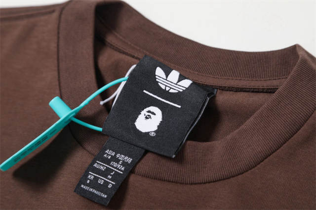 Originals × BAPE Co-branded SSL Jersey Oversized Cotton Short Sleeve T-shirt