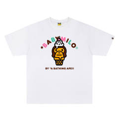 BAPE Baby Milo Ice Cream Cone Graphic Short Sleeve T-shirt