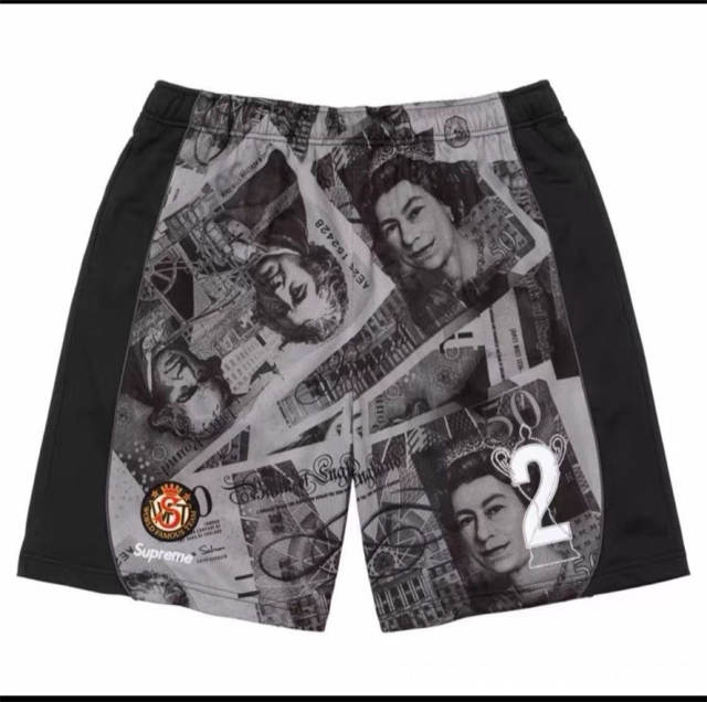 Suprem* FW25 Week14 Pound Sterling Full Print Football Shorts