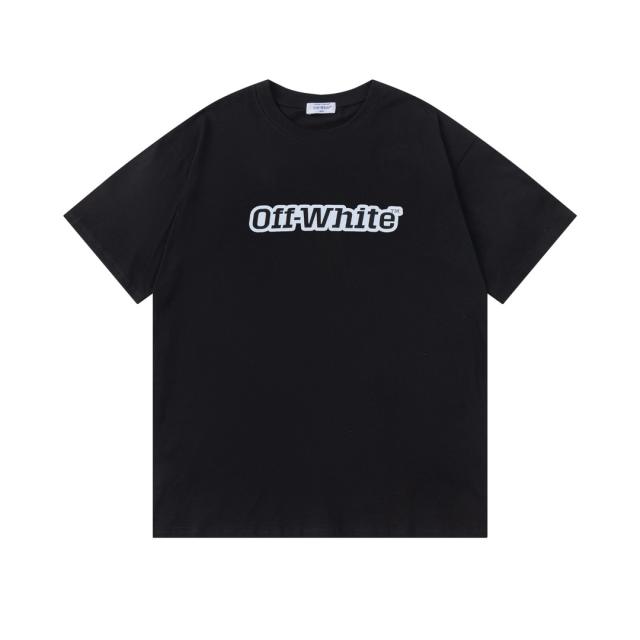 OW Double Outline Front Logo Short Sleeve T-shirt