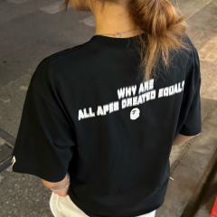 1:1 quality Bape Classic Font Tee 2 colors