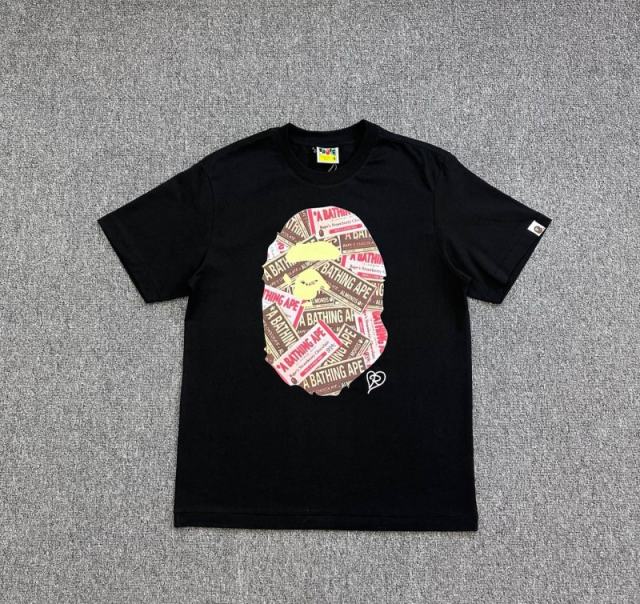 1:1 Quality Bape A Bathing 26SS Chocolate T-Shirt White Black