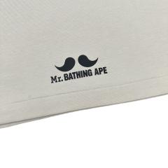 1:1 quality Bape Ape Beard Letter Print Tee 2 colors