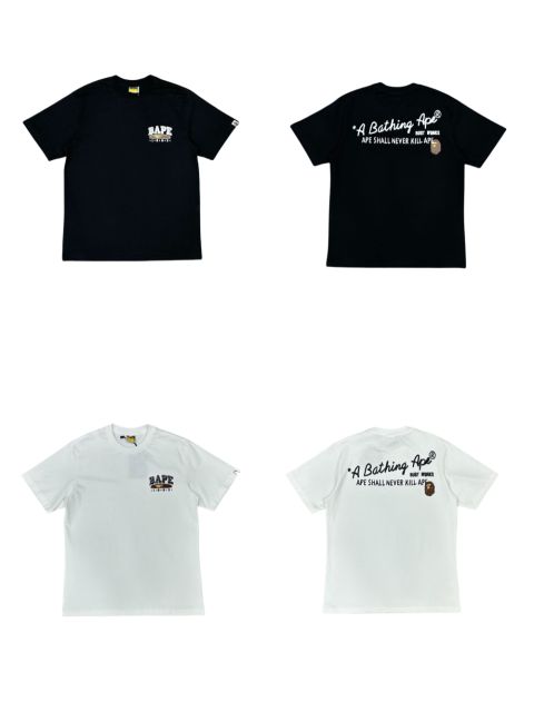 1:1 Quality Bape Back to College Series Printed Tee 2 colors