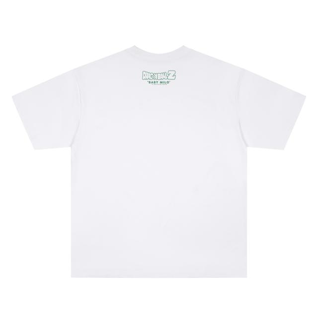 A Bathing Ape Bape × Dragon Ball Z Goku Piccolo Baby Milo Front Print Short Sleeve T-shirt