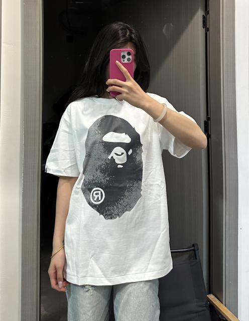 1:1 quality Bape Bleached Ape Print Tee 2 colors