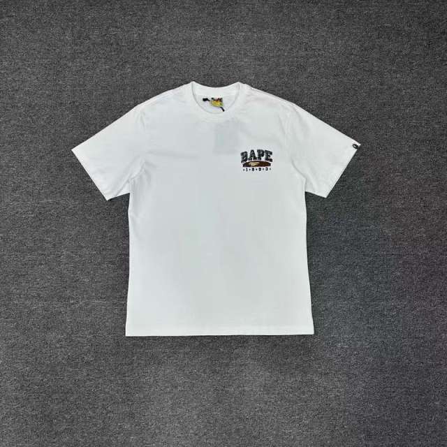 1:1 Quality Bape Ape Big Ape Logo T-Shirt Black White