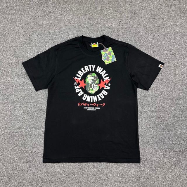1:1 Quality Bape A Bathing Lightning T-Shirt Black White