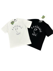 1:1 quality Bape Spray Paint Pattern Print Tee 2 colors