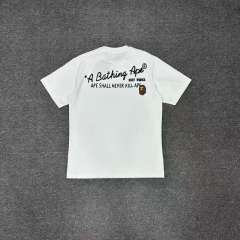1:1 Quality Bape Ape Big Ape Logo T-Shirt Black White