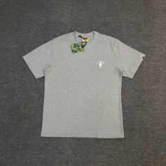 1:1 Quality Bape Small Ape Logo T-Shirt Black White Gray