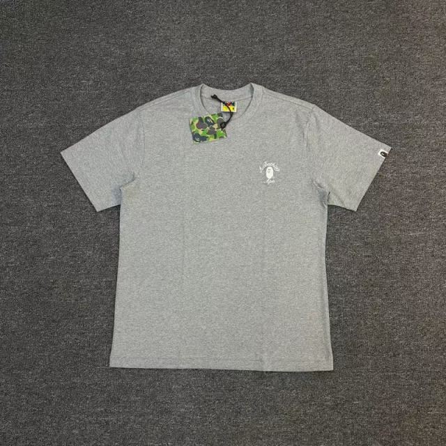 1:1 Quality Bape Small Ape Logo T-Shirt Black White Gray