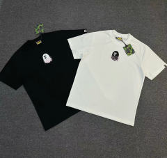 1:1 Quality Bape Ape Big Ape Logo T-Shirt Black White