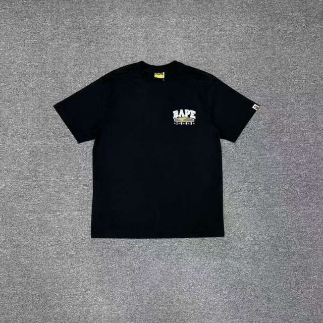 1:1 Quality Bape Ape Big Ape Logo T-Shirt Black White