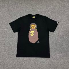1:1 Quality Bape A Bathing MiloT-Shirt Black White