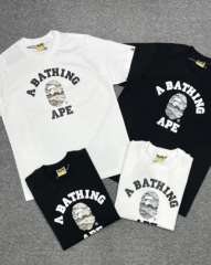 1:1 quality Bape Hand Painted Graffiti Ape Head Print Tee 2 colors