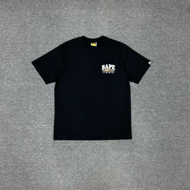 1:1 quality Bape Hand Painted Graffiti Ape Head Print Tee 2 colors