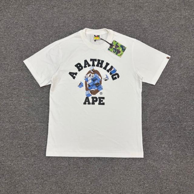 1:1 Quality Bape A Bathing Rubik's Cube -Shirt White